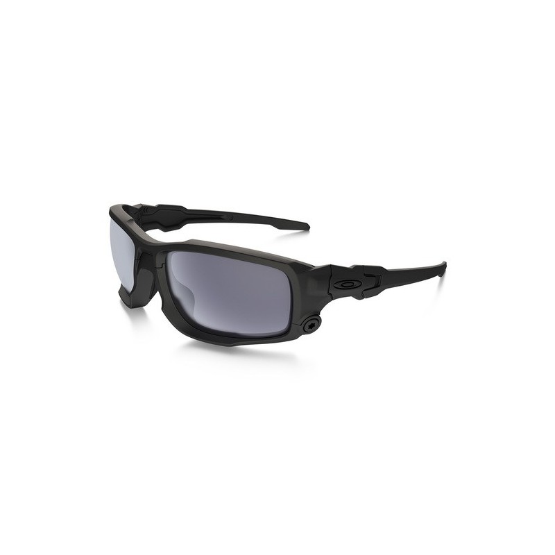 OAKLEY SI Ballistic Shocktube Matte Black with Grey Lens Sunglasses, 25358