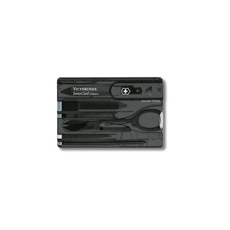 Victorinox SwissCard, Transparent Black