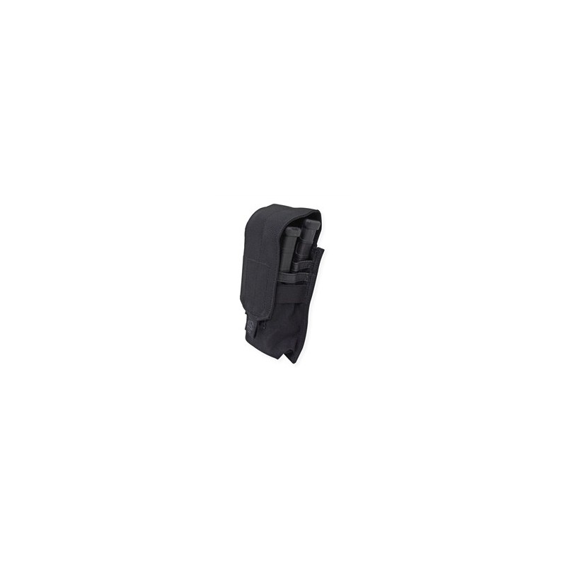 TACPROGEAR Staggered Rifle Magazine Pouch, Open Top, M4/M16, Black (Closeout)