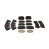 TEAM WENDY EXFIL® Ballistic Helmet Comfort Pad Replacement Kit (Thick & Thin), Black
