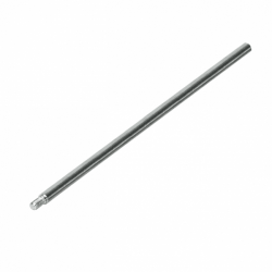BREAKTHROUGH Polished Fixed Stainless Steel Rod - 5.2mm diameter / 7.5" length, 0498