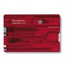 Victorinox SwissCard, Transparent Red
