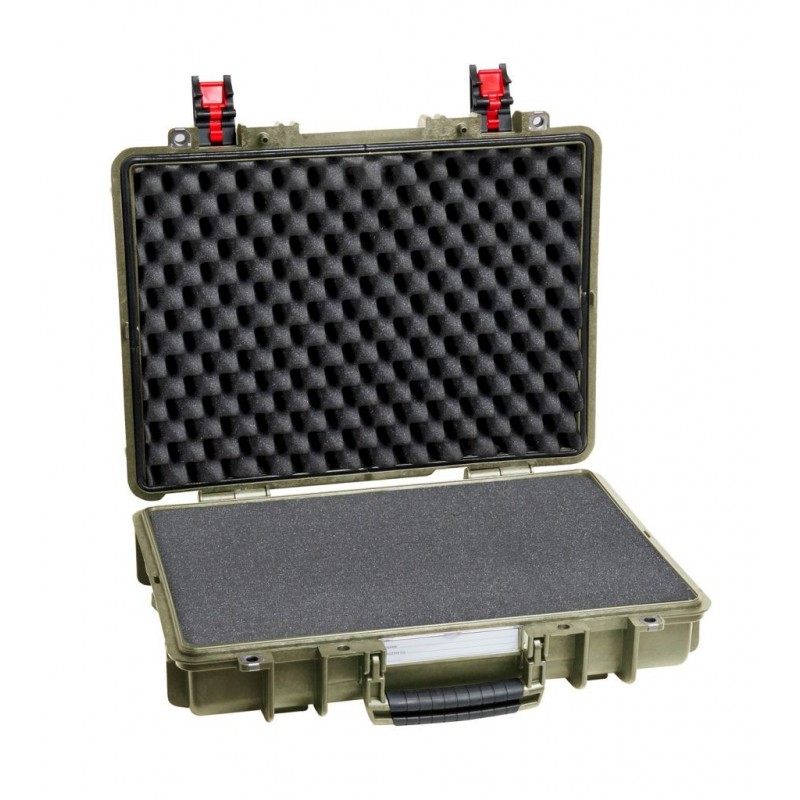 EXPLORER CASES 4209HL.G Internal L420 x W300 x D95 mm with Pre-cubed Foam, No Wheels, Military Green Case, 21513