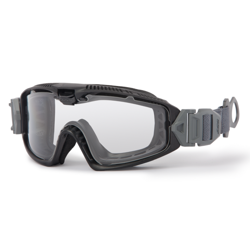 ESS Influx Pivot Black Eyeshield Kit w/ Clear & Smoke Gray Lenses, Bag, Adapter Kit 15006
