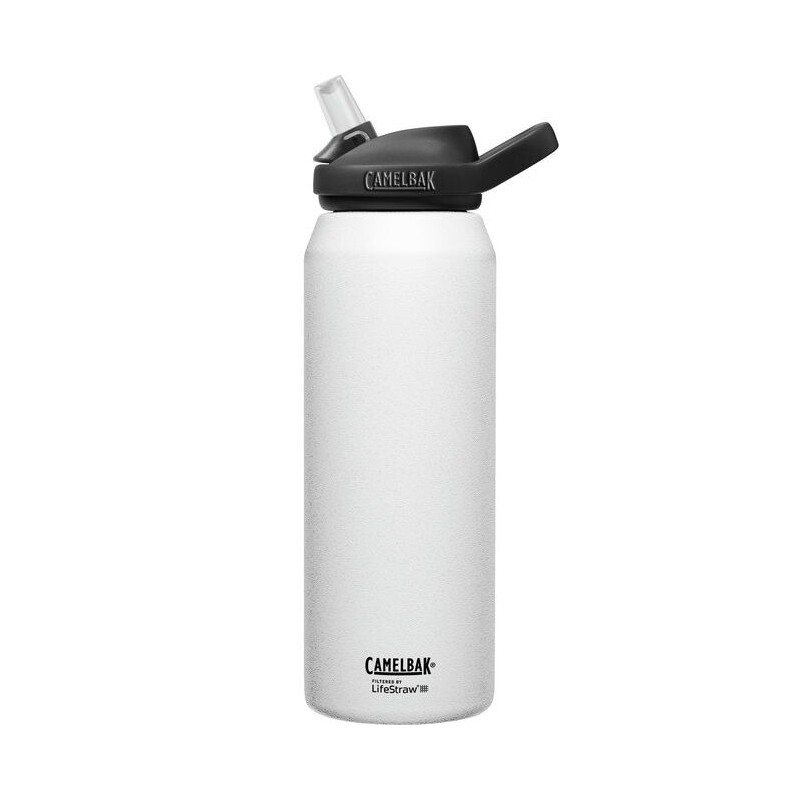 CamelBak eddy®+ White Water Bottle 32oz (1.0L) SST Vacuum Insulated, filtered by LifeStraw, 7756