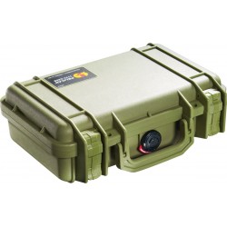 PELICAN 1170 Small Case (With Foam), OD Green CLOSEOUT