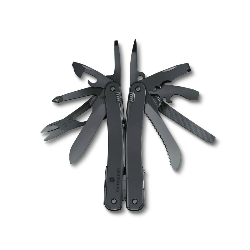 Victorinox Swiss Tool Spirit MXBS Black Oxidised with Black Nylon Pouch 4.0841.N