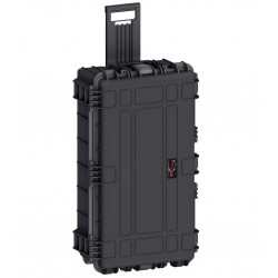 EXPLORER CASES 7626HL.B Internal L763 x W399 x D260 mm with Pre-cubed Foam, Wheels, Black Case, 68706