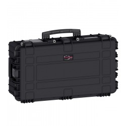 EXPLORER CASES 7626HL.B Internal L763 x W399 x D260 mm with Pre-cubed Foam, Wheels, Black Case, 68706