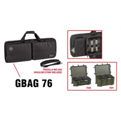 EXPLORER CASES GBAG 76 Internal L765 x W352 x D135 mm Padded Gun Bag, (for Cases 7630-7641 and 7814)