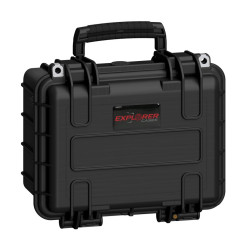 EXPLORER CASES 2717HL.B Internal L276 x W200 x D170 mm with Pre-cubed Foam, No Wheels, Black Case, 13944