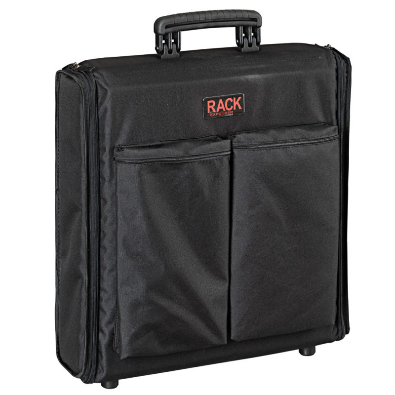 EXPLORER CASES SOFT RACK 2U 19" Rack Case with Carry Handle (Up to 420 mm of rack depth), Black, 27931