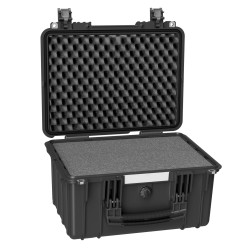 EXPLORER CASES 3823HL.B Internal L380 x W270 x D230 mm with Pre-Cubed Foam, No Wheels, Black Case, 26061