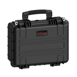 EXPLORER CASES 3818HL.B Internal L380 x W270 x D180 mm with Pre-Cubed Foam, No Wheels, Black Case. 21381