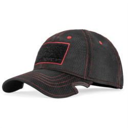 Notch Classic Adjustable Athlete Operator Black/Red Hat, Standard Notch, Men's One Size Fits Most, 4110