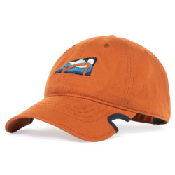 Notch Classic Adjustable Rust Moonrise Twill Hat, Standard Notch, One size fits most, 4110