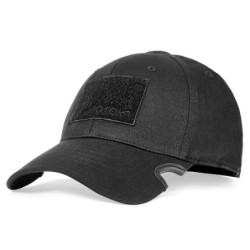 Notch Classic Flexfit Black Operator Hat, Standard Notch, M-XL (57-58.5 cm), 4658
