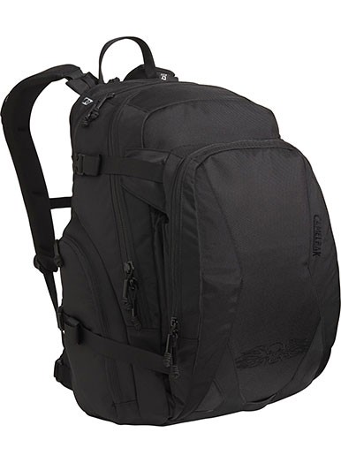 CamelBak Urban Assault XL Black/ Charcoal Hydration Pack, 24oz (0.75L), Comes With 0.75L HOD eddy Bottle w/ Classic Cap
