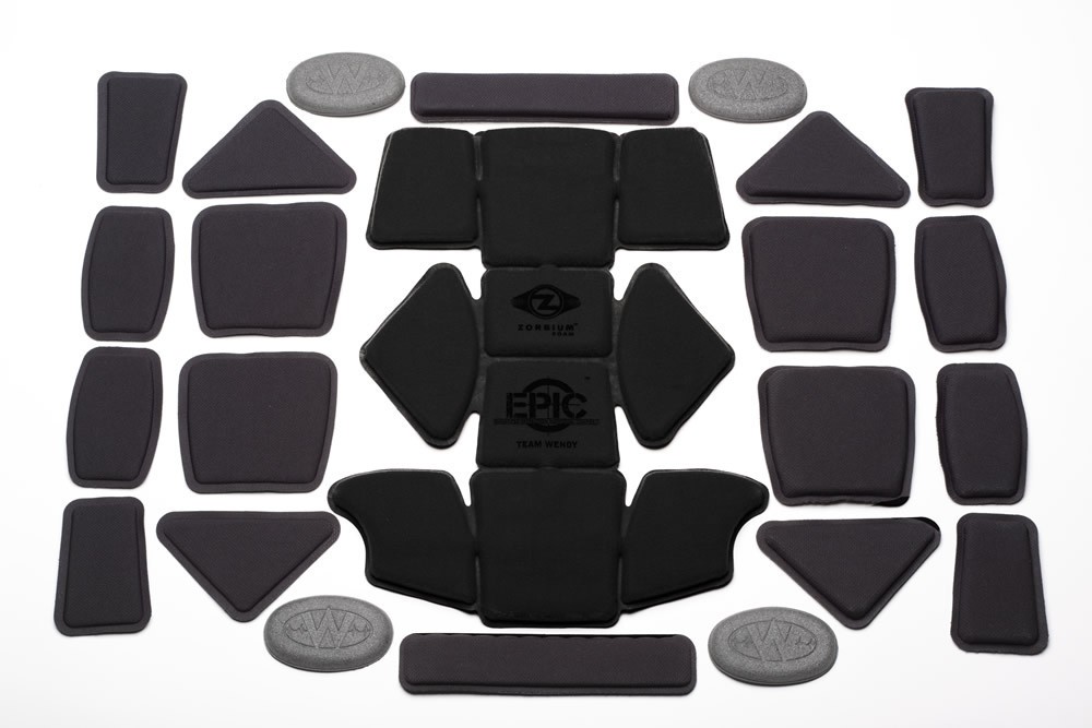 [03-43] TEAM WENDY EPIC Helmet Liner System, XL, Black