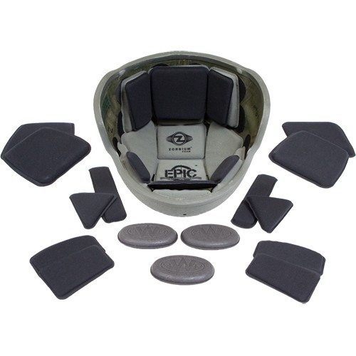 [03-42] TEAM WENDY EPIC Helmet Liner System, M/L, Black CLOSEOUT