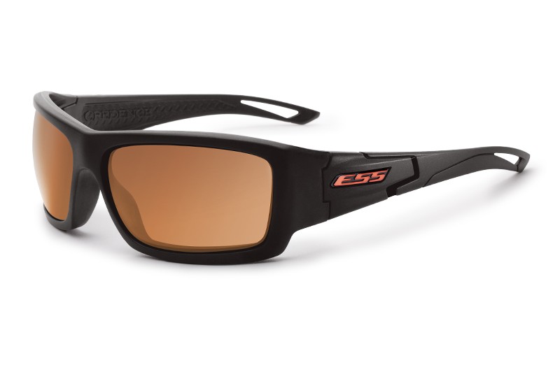 ESS Credence Sunglasses, Black Frame w/ Mirrored Copper Lens, 14314