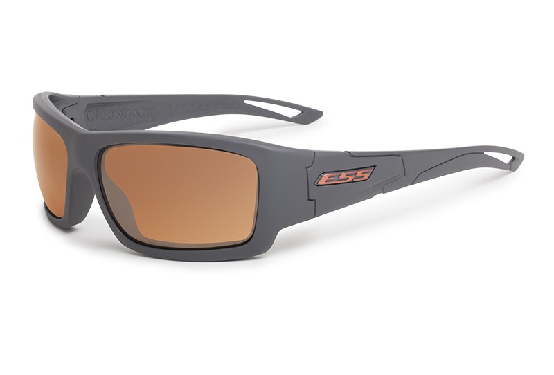 ESS Credence Sunglasses, Gray Frame w/ Mirrored Copper Lens, 14314