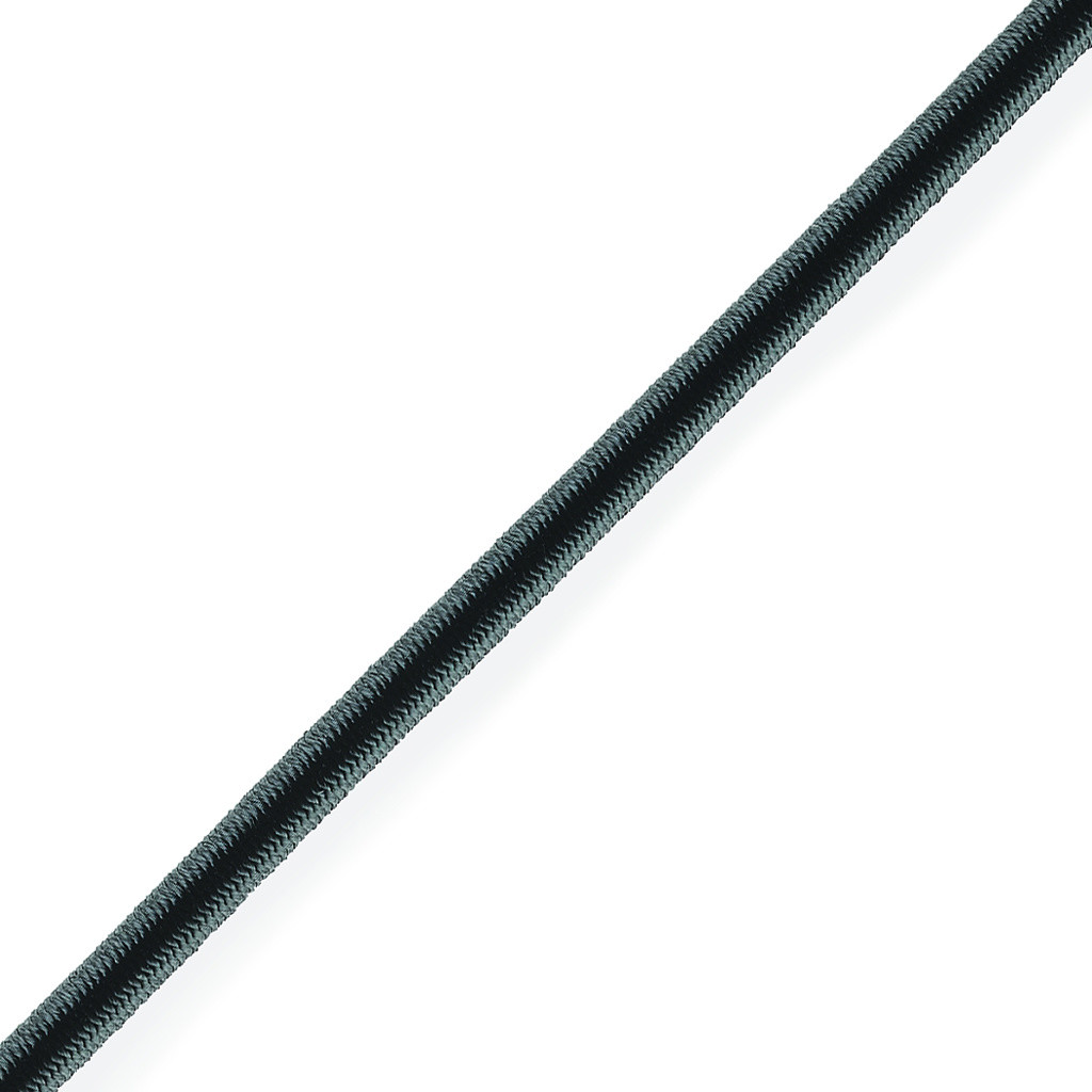 [LF0136] MARLOW Shockcord, Ø3 mm, Black (per metre)