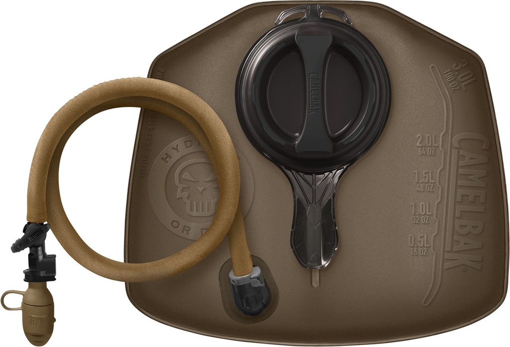 CamelBak Reservoir with Coyote Tube Cover, 100oz (3.0L) Mil Spec Crux Lumbar, 7136