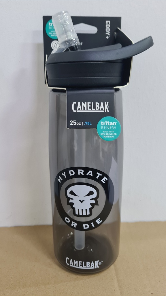 CamelBak eddy®+ Charcoal HOD Water Bottle, 25oz (0.75L), 2227
