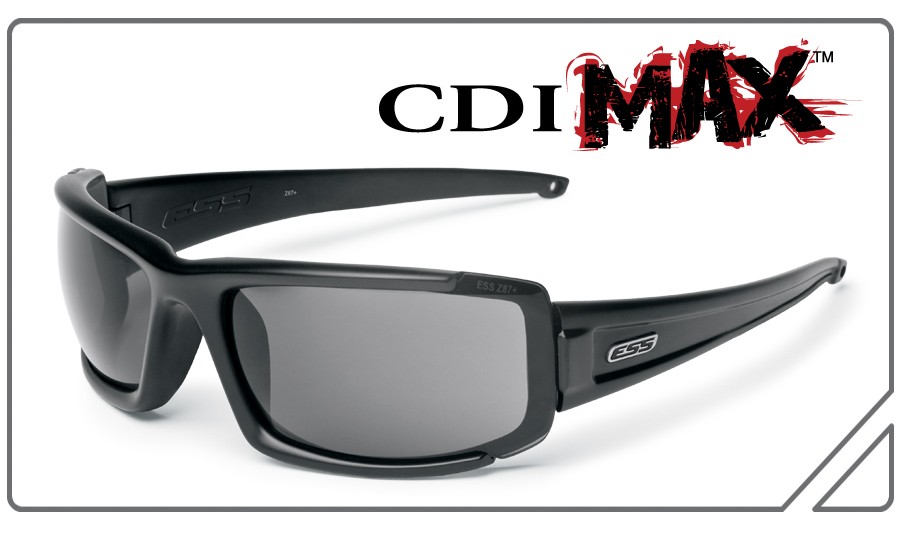 ESS CDI Max, Black Frame w/ Clear & Smoke Gray Lenses, 14087