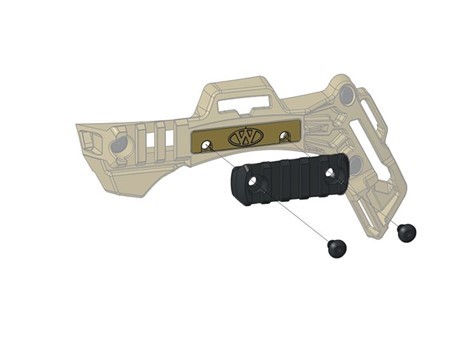 TEAM WENDY MAGPUL® MOE® 5-Slot Mounting Kit