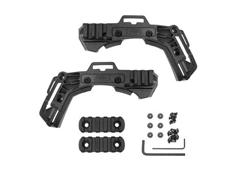 TEAM WENDY EXFIL® Carbon/LTP Rail 3.0 Retrofit Kit, Black CLOSEOUT