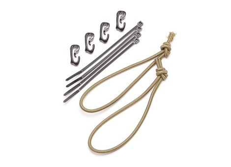 TEAM WENDY Shock Cord Kit for Rail 3.0 Helmets, Coyote Brown