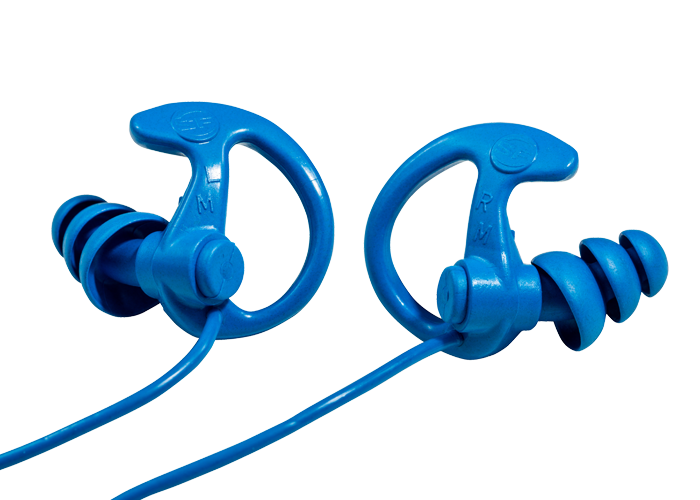 SUREFIRE EP9 Sonic Defenders Max Earplugs, Cobalt Blue, Medium