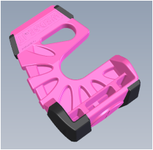 WEDGE-IT The Ultimate Door Stop, Pink 1764