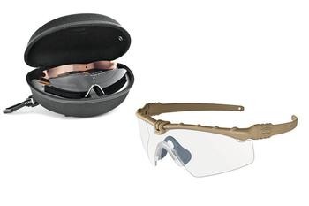 OAKLEY SI Ballistic M Frame 3.0 Dark Bone w/ Clear, Grey, Persimmon, 26626