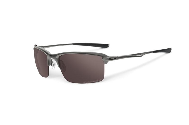 OAKLEY SI WireTap Cement w/OO Black Iridium Polarized 29150