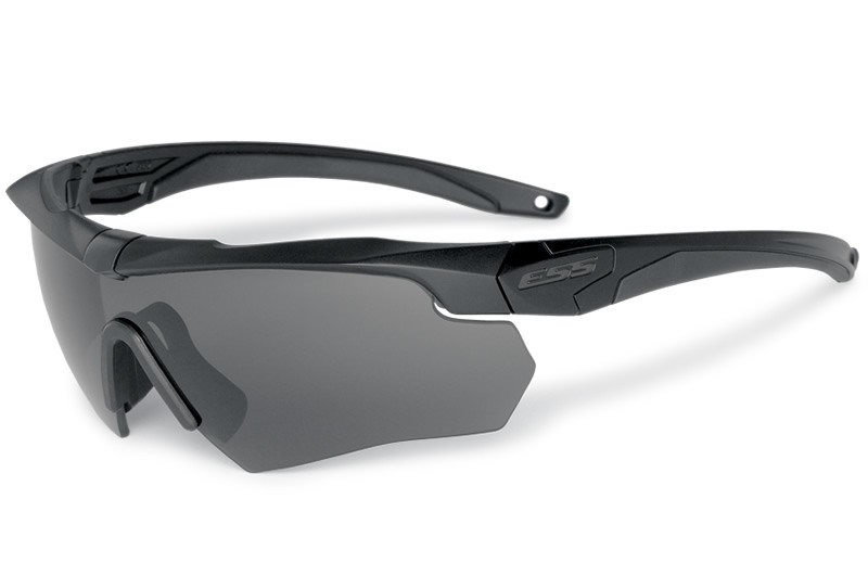 [740-0387] ESS Crossbow 3LS, Black Frame w/ Clear, Smoke Gray & Hi-Def Yellow Lenses, 16632
