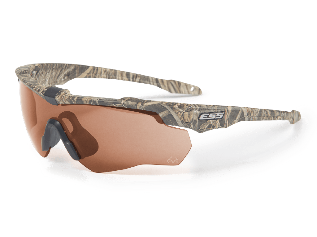 ESS Crossblade STD Realtree Max-7 Camo Eyeshield w/ Clear, Smoke Gray & Hi-Def Copper Lenses, 19998