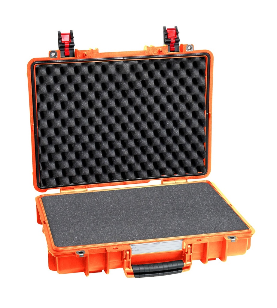 EXPLORER CASES 4209HL.O Internal L420 x W300 x D95 mm with Pre-cubed Foam, No Wheels, Orange Case, 22601