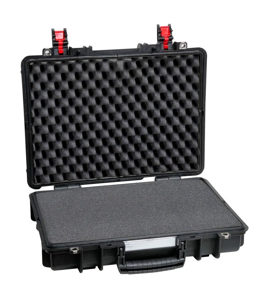 EXPLORER CASES 4209HL.B Internal L420 x W300 x D95 mm with Pre-cubed Foam, No Wheels, Black Case, 22601