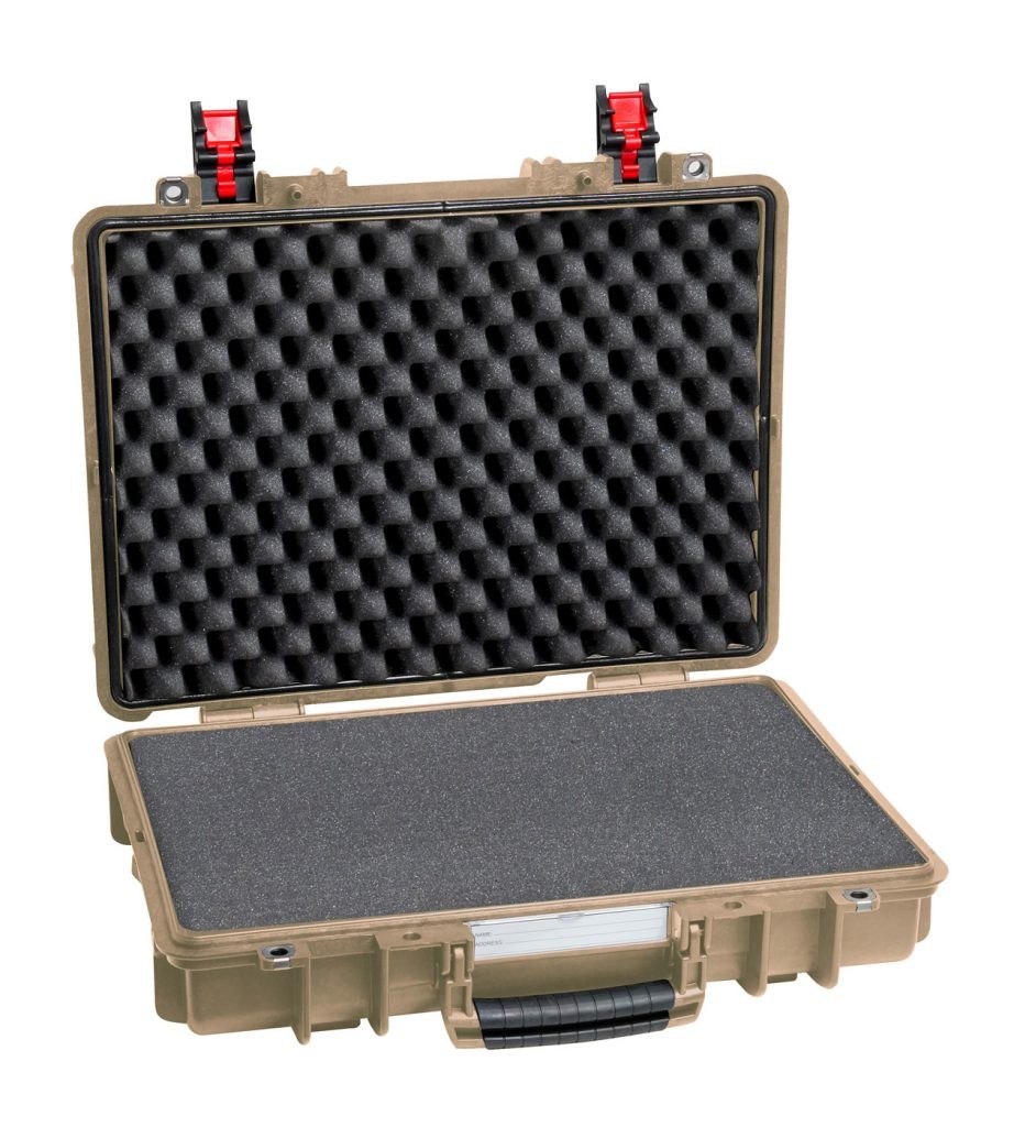 EXPLORER CASES 4209HL.D Internal L420 x W300 x D95 mm with Pre-cubed Foam, No Wheels, Desert Sand Case, 22601