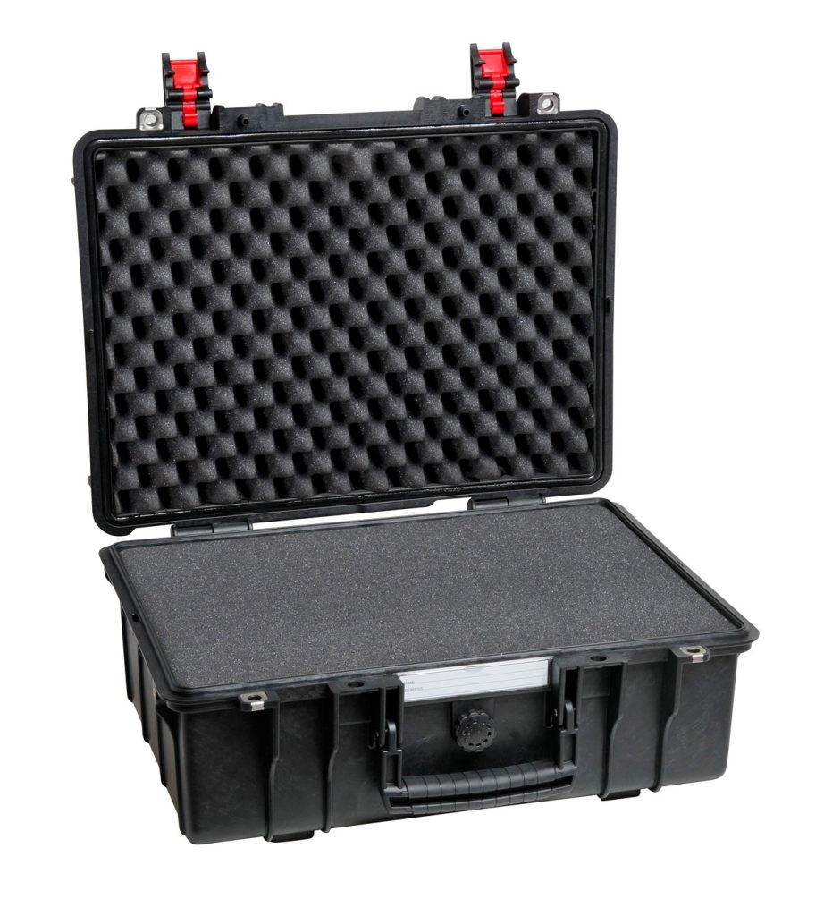EXPLORER CASES 4216HL.B Internal L420 x W300 x D160 mm with Pre-cubed Foam, Black Case, 26682
