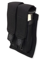 TACPROGEAR Double Pistol Magazine Pouch, Black (Closeout)
