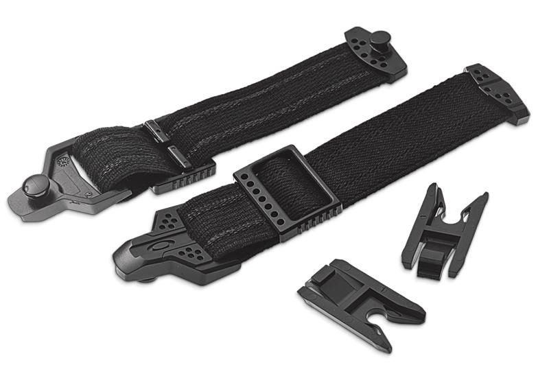 OAKLEY SI Ballistic Goggle 2.0 Opscore Rail Strap Adaptor, Black 8750