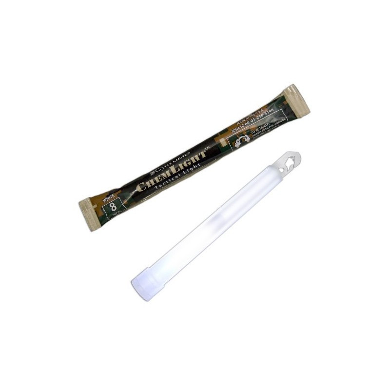 CYALUME NSN 6260-01-218-5146 6 inch Lightsticks White 8 hours EXPIRY OCT-2027 0378