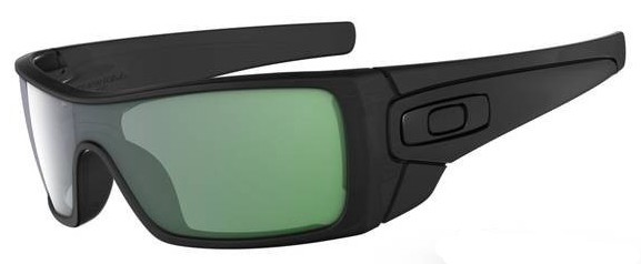 OAKLEY Batwolf Matte Blk w/Emerald Iridium Lens 17900