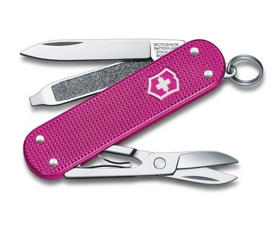 Victorinox Classic SD Alox, 58mm, Flamingo Party 3542