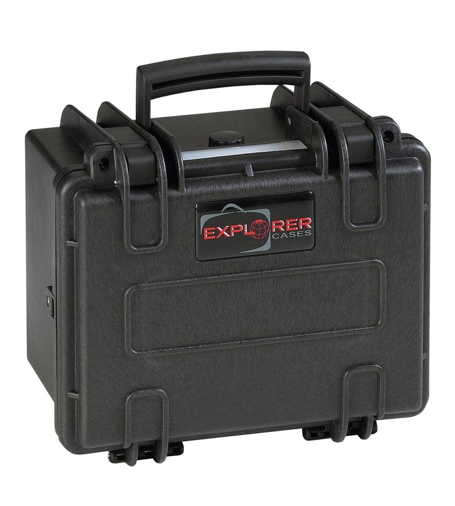 [2214.B] EXPLORER CASES 2214.B Internal L220 x W160 x D145 mm with Pre-cubed Foam, Black Case, 9580