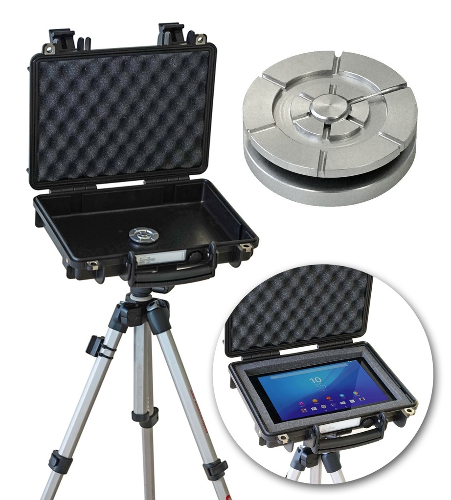 EXPLORER CASES TRIPODISC 2-parts Kit to Mount Small/ Midsize Explorer Case to a 1/4" Thread Tripod, 3908